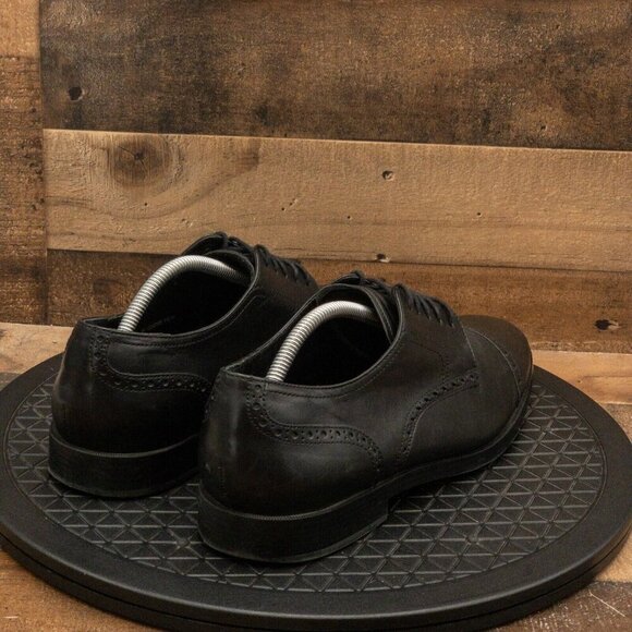 COLE HAAN GRAND OS MENS DRESS SHOES BLACK LEATHER CAP TOE OXFORDS SIZE 11M - Picture 8 of 9